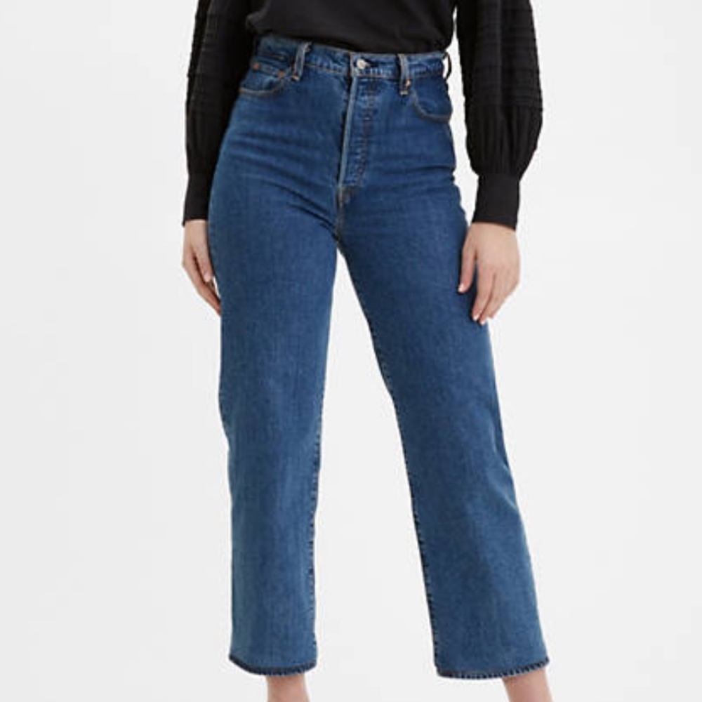 Levi’s Ribcage Straight Ankle Jeans Size 25